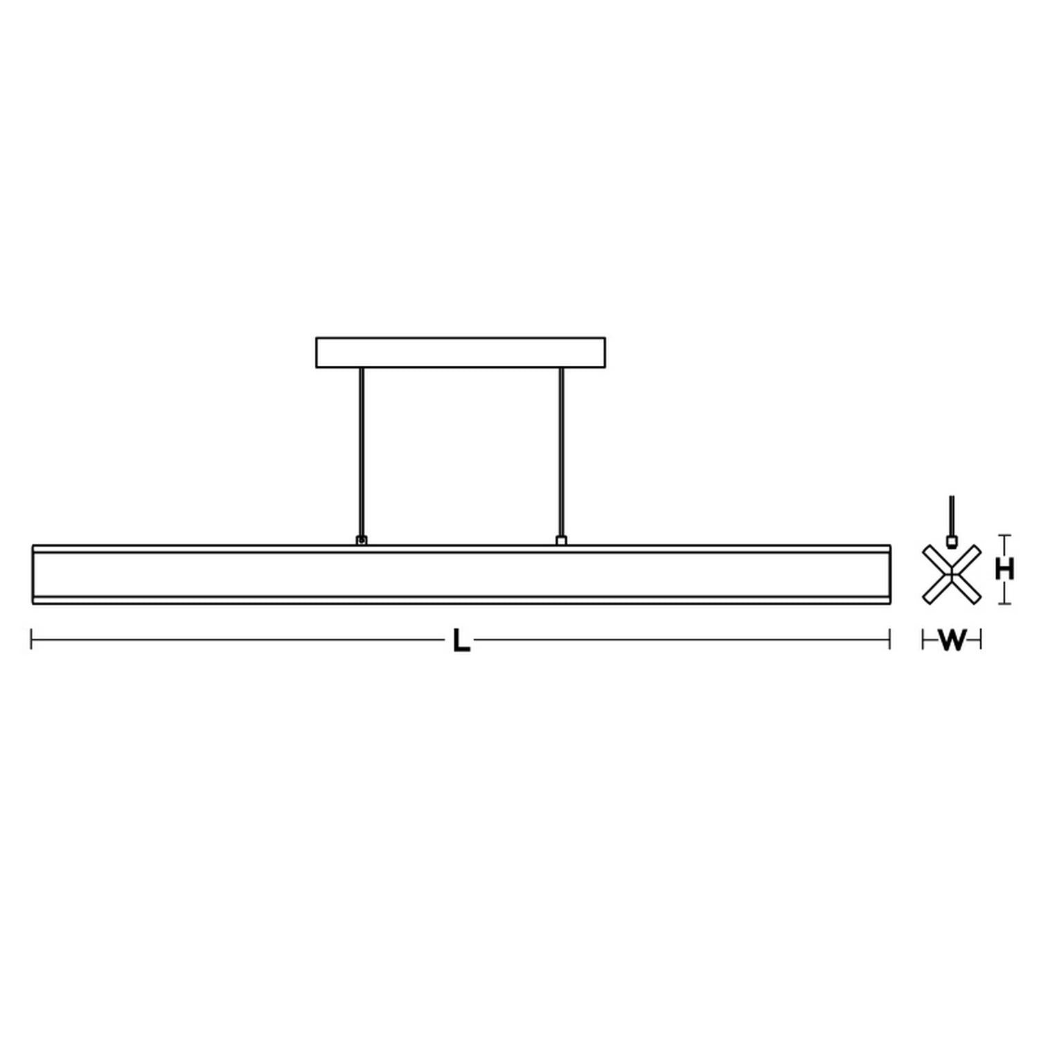 Cass 48'' LED Linear Pendant