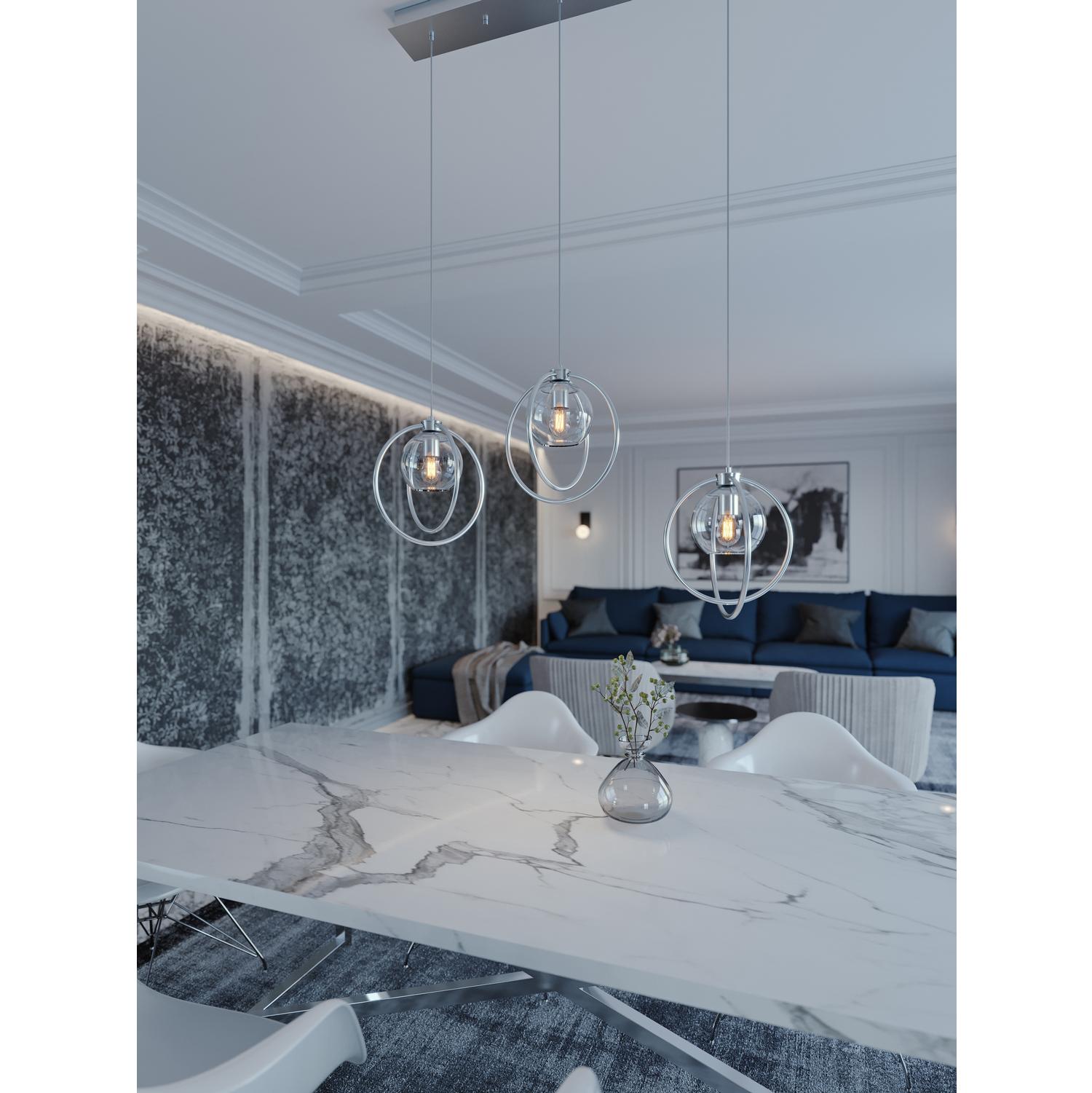 Jamie 3 Light Linear Pendant