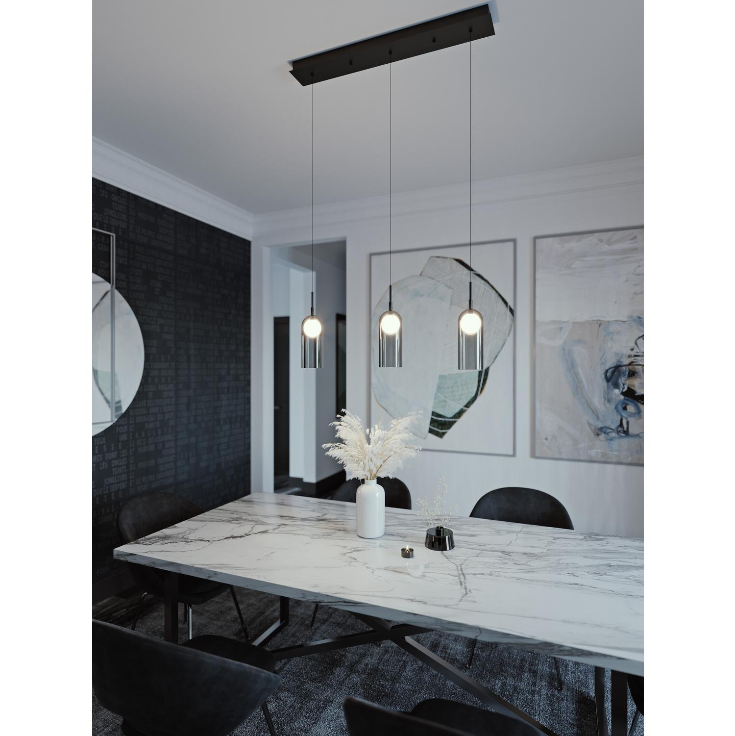 Kiran 3 Light Linear Pendant