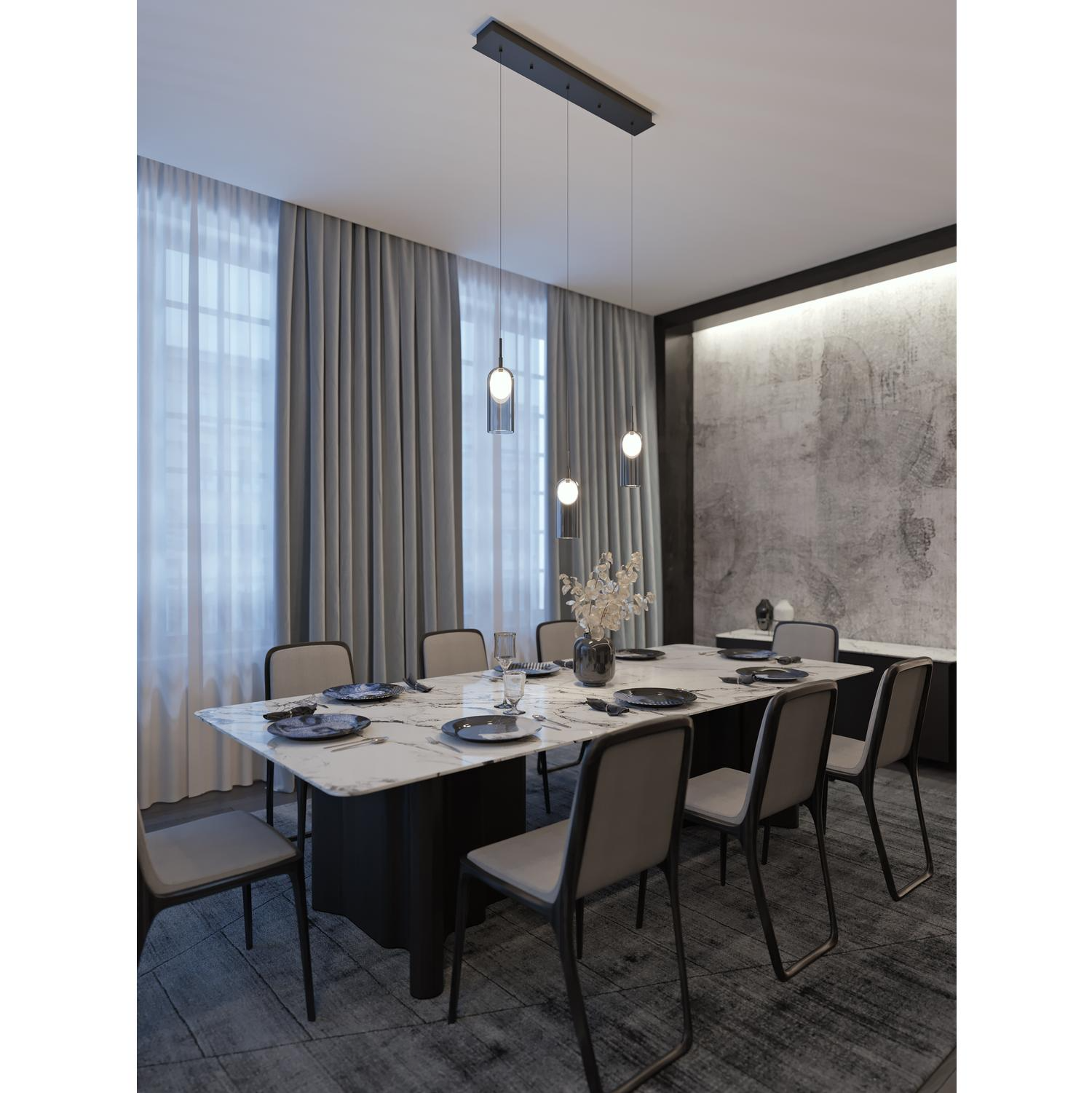 Kiran 3 Light Linear Pendant