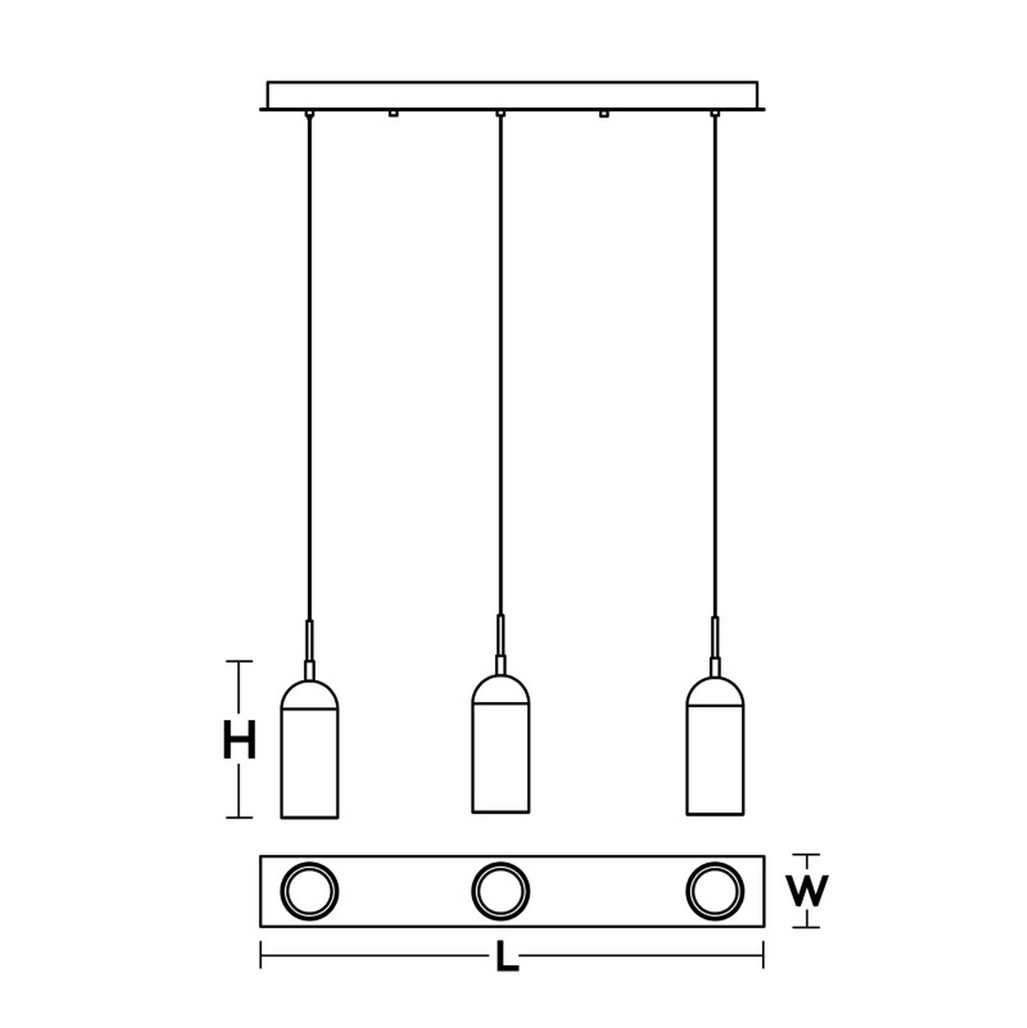 Kiran 3 Light Linear Pendant