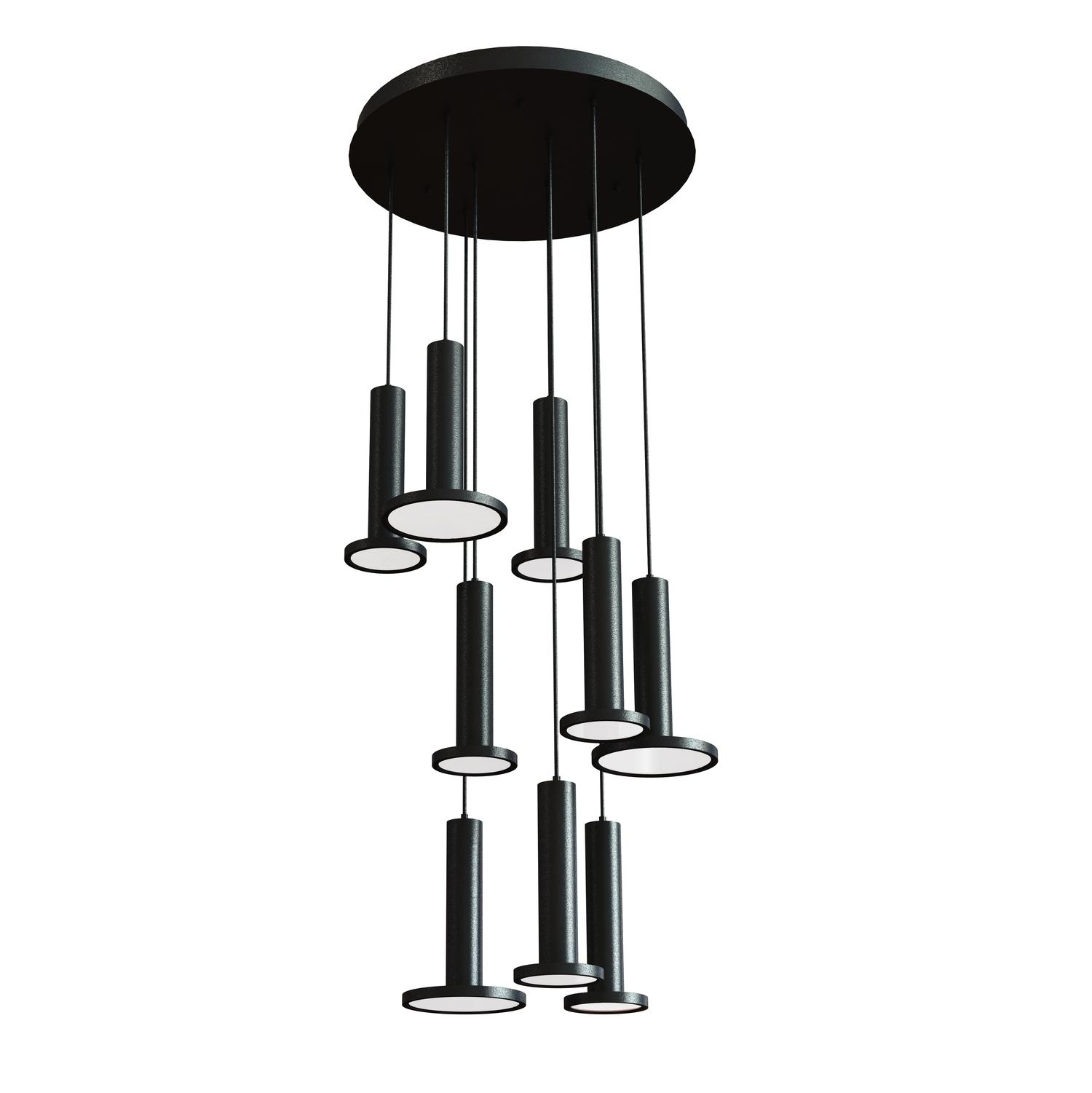 Luna 9 Light LED Round Pendant