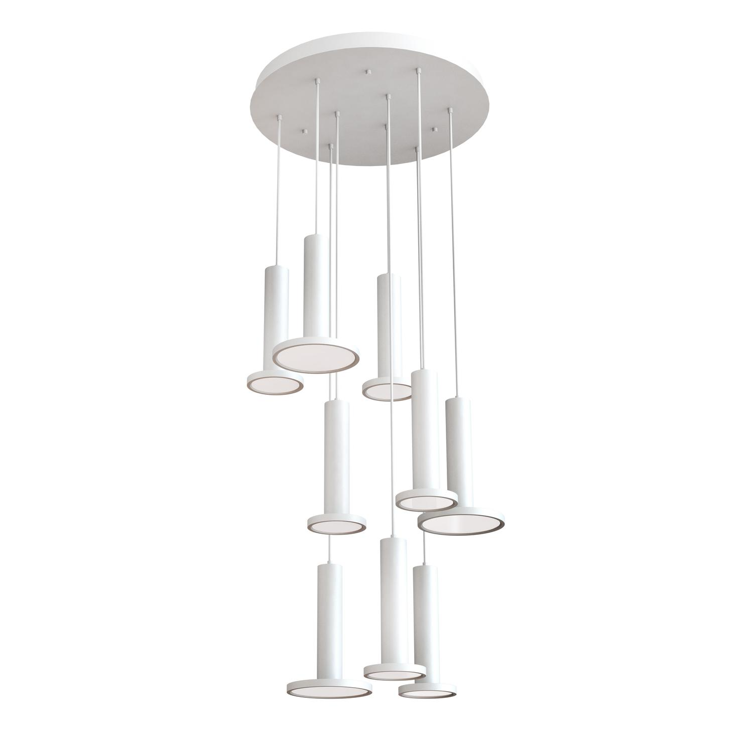 Luna 9 Light LED Round Pendant