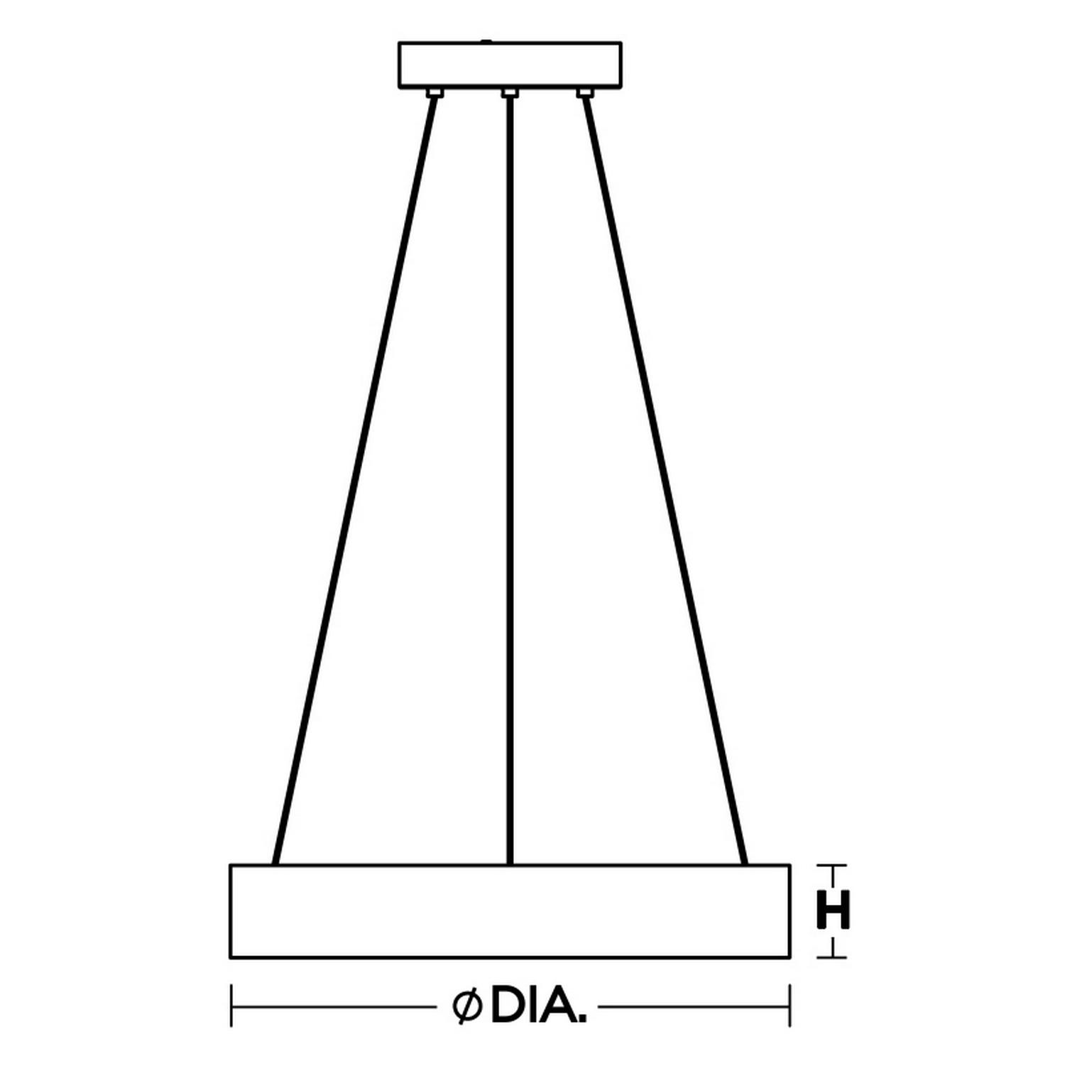 Reveal 20'' LED Pendant