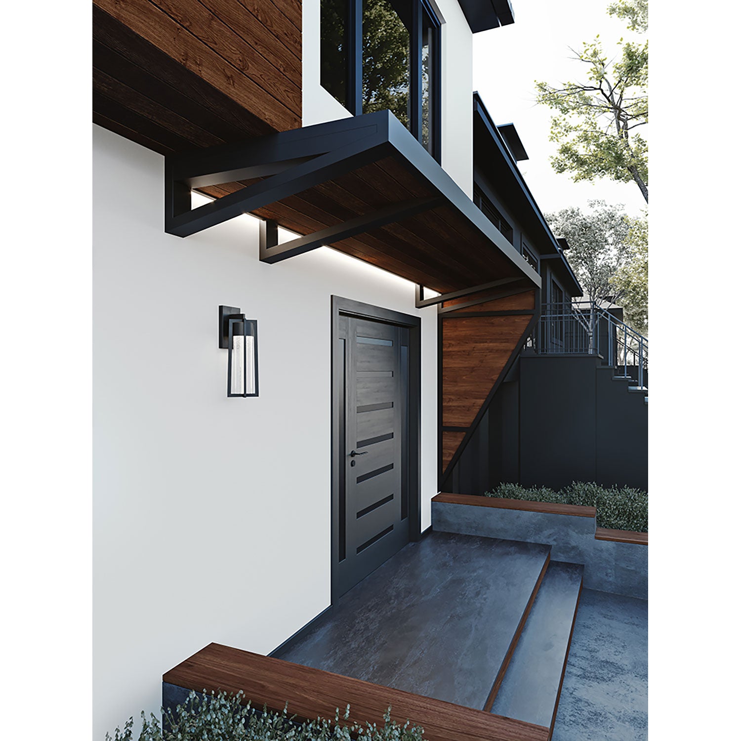 Cane 19'' LED Outdoor Sconce