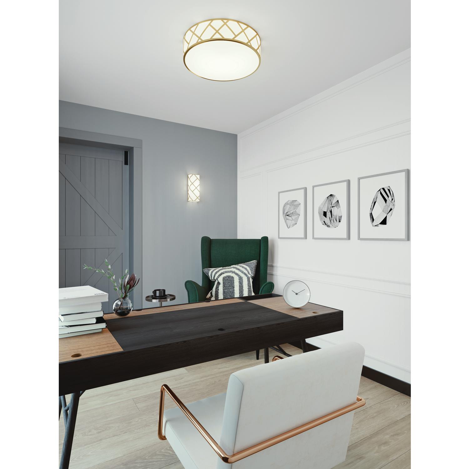 Haven 17'' LED Flush Mount
